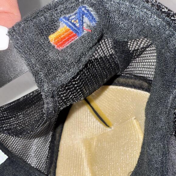 AVIATOR NATION Vintage Smiley Face 🙂 Trucker Hat (Black) SoulCycle - Picture 12 of 12